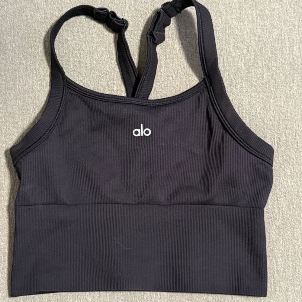 Alo Seamless Ribbed Favorite Bra Tank
